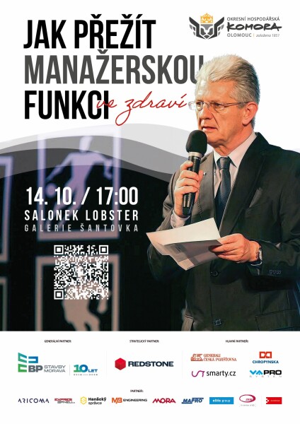 Networking s besedou "Jak přežít manažerskou funkci ve zdraví"